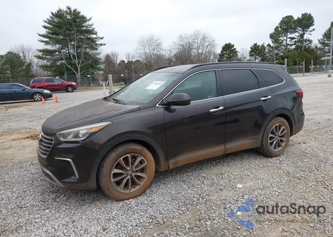 2017 Hyundai Santa Fe Se from USA, damaged, VIN KM8SM4HF6HU168450